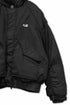 GATHERED BACK DOWN JACKET -BLACK-