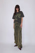 WASHED RITUAL SPIRAL TEE -VINTAGE BLACK-