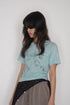 WASHED RITUAL SPIRAL TEE -SAX BLUE- *Last1