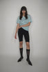 WASHED RITUAL SPIRAL TEE -SAX BLUE- *Last1