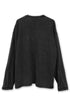 【RESTOCK】CUT-OUT LOGO WAFFLE TOPS -BLACK- *Last1