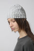 【PRE-ORDER】WAVY CHECK BEANIE -GRAY MIX-