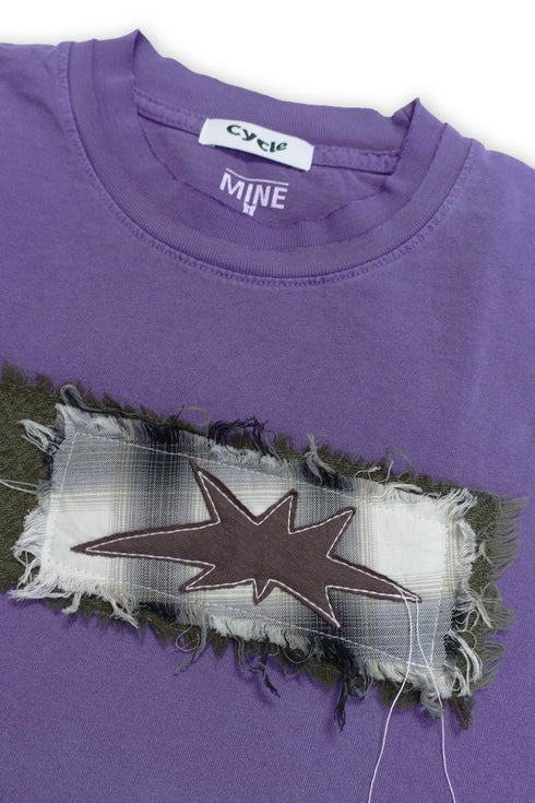 WASHED PATCHWORK STAR TEE