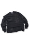 TERRAIN CUT-OUT LONG SLEEVE TEE -BLACK- *Last1