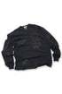 TERRAIN CUT-OUT LONG SLEEVE TEE -BLACK- *Last1