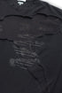 TERRAIN CUT-OUT LONG SLEEVE TEE -BLACK- *Last1