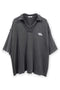 【PRE-ORDER】WASHED CUT-OFF SWEAT TOP -CHARCOAL-