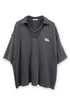 【PRE-ORDER】WASHED CUT-OFF SWEAT TOP -CHARCOAL-