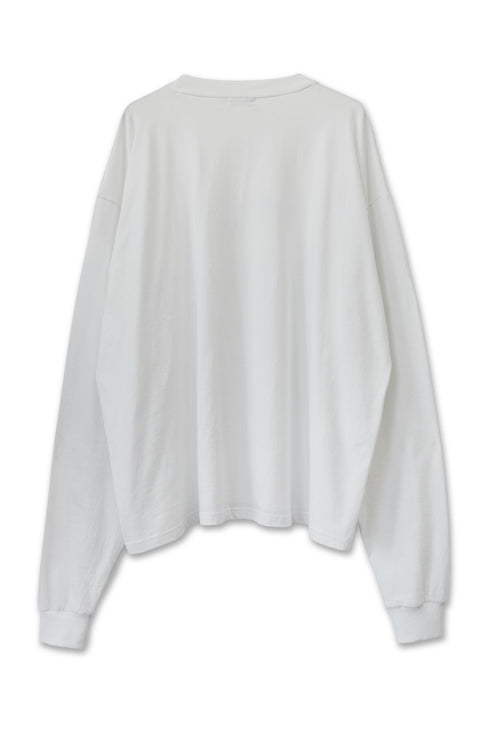 SPIRAL LOGO LONG SLEEVE TEE -OFF WHITE-