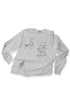 TERRAIN CUT-OUT LONG SLEEVE TEE -WHITE-