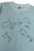 WASHED RITUAL SPIRAL TEE -SAX BLUE- *Last1