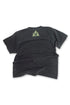 WASHED RITUAL SPIRAL TEE -VINTAGE BLACK-