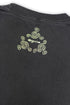 WASHED RITUAL SPIRAL TEE -VINTAGE BLACK-