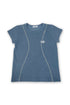 WASHED LINE BABY TEE -BLUE-