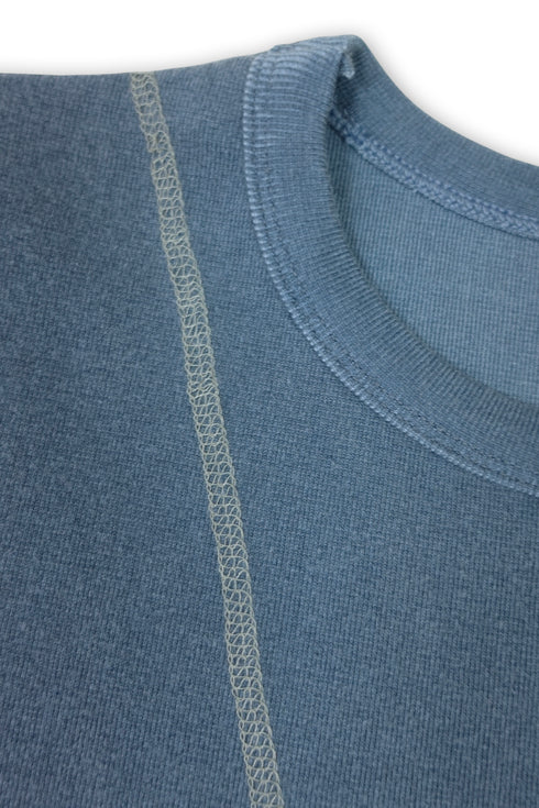 WASHED LINE BABY TEE -BLUE-