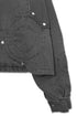 CIRCLE CUT-OUT DENIM JACKET -BLACK- *Last1