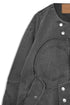 CIRCLE CUT-OUT DENIM JACKET -BLACK- *Last1