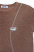 WASHED LINE BABY TEE -BROWN-