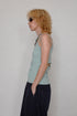 BACK SLIT LAYERED CAMISOLE -MINT GREEN-