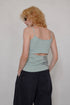 BACK SLIT LAYERED CAMISOLE -MINT GREEN-