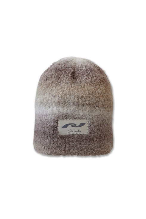 GRADATION KNIT CAP -BROWN-