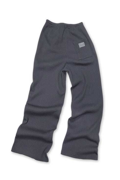 SUMMER WAFFLE CHILL-OUT PANTS -CHARCOAL-