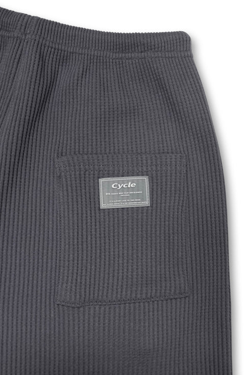SUMMER WAFFLE CHILL-OUT PANTS -CHARCOAL-