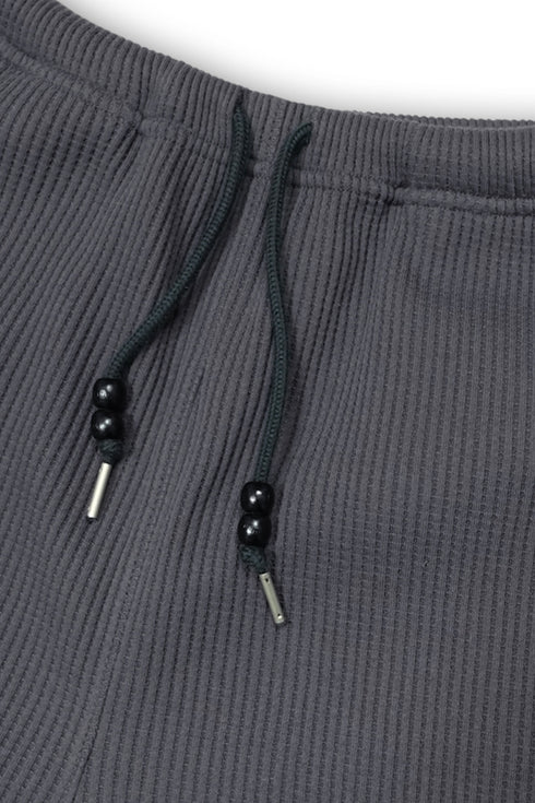 SUMMER WAFFLE CHILL-OUT PANTS -CHARCOAL-