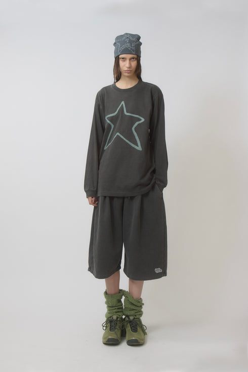 【PRE-ORDER】FEUERGOD × Cycle STAR LONG SLEEVE TEE -CHARCOAL-