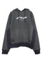 SPIRAL LOGO EMBROIDERY HOODIE -CHARCOAL-
