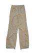 CIRCLE CUT-OUT PANTS -RUSTED BEIGE-