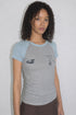 RAGLAN LOGO TEE -LIGHT BLUE×ASH GRAY- *Only 1 item