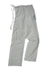 WRAP SKIRT LAYERED TROUSERS -LIGHT GRAY-