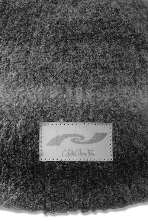 GRADATION KNIT CAP -BLACK-