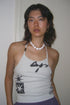 RIB HALTER CAMISOLE -LIGHT GRAY-