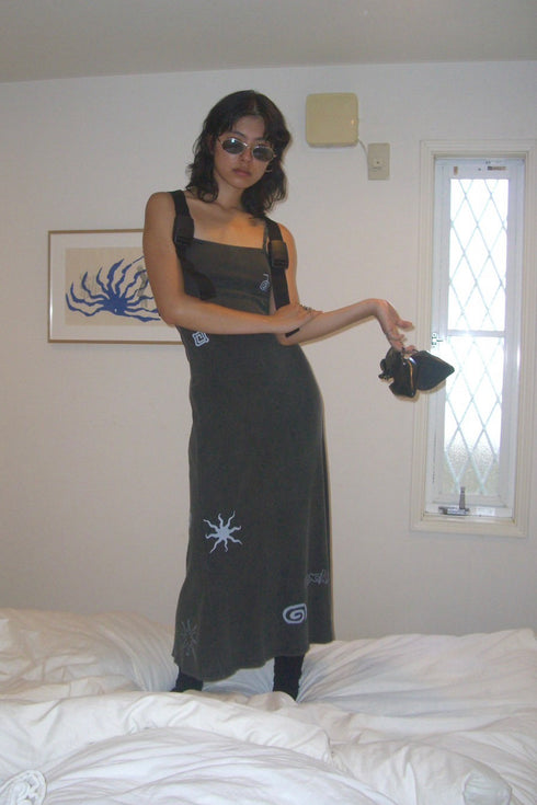 WASHED RIB MAXI DRESS