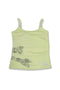BACK SLIT LAYERED CAMISOLE -LIME YELLOW-