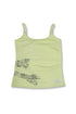 BACK SLIT LAYERED CAMISOLE -LIME YELLOW-