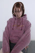 SPIRAL LOGO EMBROIDERY HOODIE -REDDISH PURPLE CAMO-