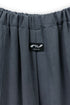 YIN-YANG LINEN WIDE TROUSERS -COLD CHARCOAL-