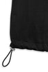 YIN-YANG LINEN WIDE TROUSERS -BLACK-