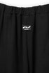 YIN-YANG LINEN WIDE TROUSERS -BLACK-