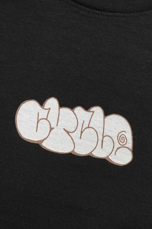 nyke × MINE × Cycle THROW UP LONG SLEEVE TEE -BLACK-