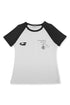 RAGLAN LOGO TEE -DARK CHARCOAL×WHITE- *Only 1 item