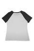 RAGLAN LOGO TEE -DARK CHARCOAL×WHITE- *Only 1 item