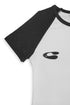 RAGLAN LOGO TEE -DARK CHARCOAL×WHITE- *Only 1 item