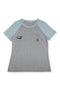 RAGLAN LOGO TEE -LIGHT BLUE×ASH GRAY- *Only 1 item