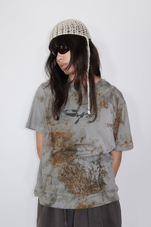 【RESTOCK】MISAKI USHIOZU × Cycle IRON RUST-DYEING TEE *Last1