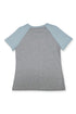RAGLAN LOGO TEE -LIGHT BLUE×ASH GRAY- *Only 1 item
