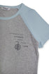 RAGLAN LOGO TEE -LIGHT BLUE×ASH GRAY- *Only 1 item